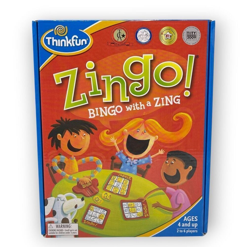ThinkFun Think Fun Zingo Bingo Game with a Zing Board Game 2009 97700
